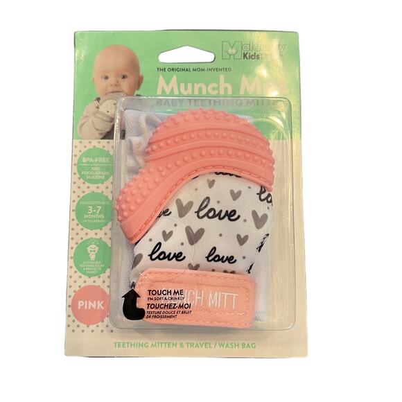 Malarkey Kids Munch Teether Mitts 3-7 months NEW - Picture 1 of 3